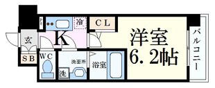 エスリード梅田グレイスの物件間取画像